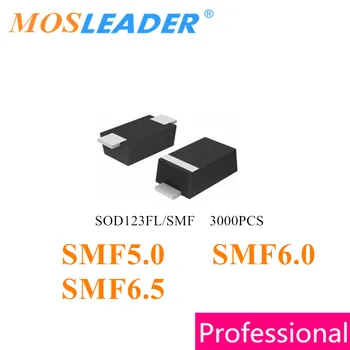 Mosleader 3000 Бр. SOD123F 1206 SMF5.0 SMF6.0 SMF6.5 SMF5.0A SMF5.0CA SMF6.0A SMF6.0CA SMF6.5A SMF6.5CA ESD 5 6 6,5 В SMF5V0