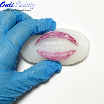 Ясна кожа силикон на най-Добрите Практики на Устните Отвори Устата за постоянна тренировка PMU Гримьор